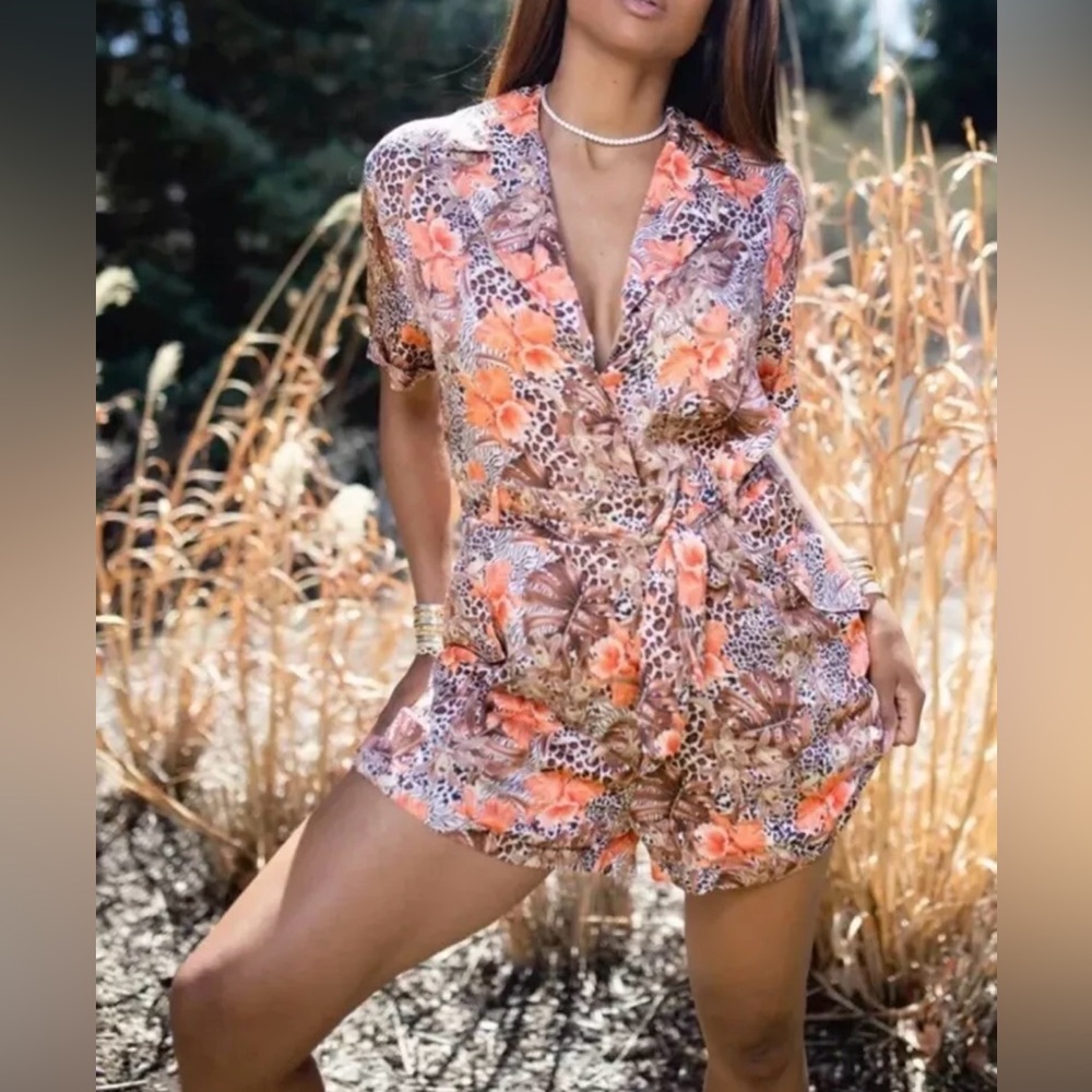NWT Revolve x Lita by Ciara Utility Belted Romper